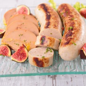 Bratwurst de foie gras